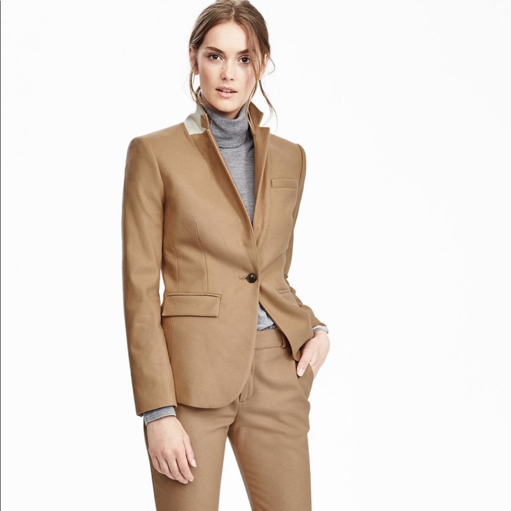 Banana Republic Camel Wool Blazer